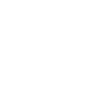 white curved arrow